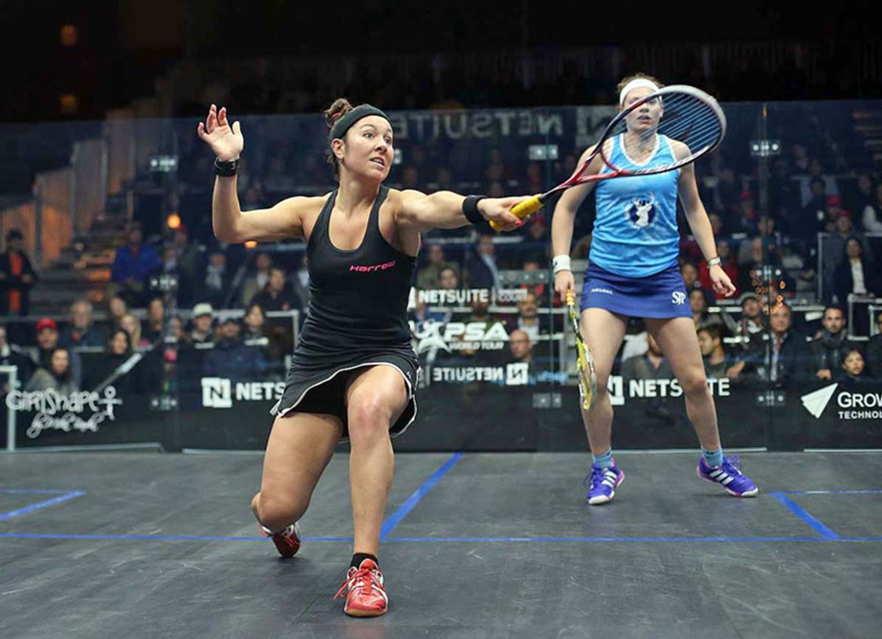 Amanda Sobhy. Photo by Steve Line/SquashPics.com.