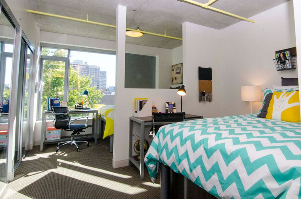 One of The Summit's double-occupancy rooms.