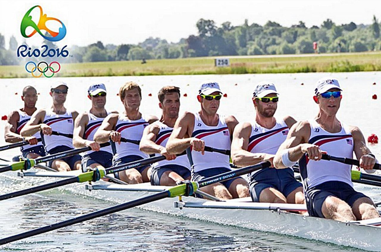 Steve Kaspryzk '05, third from right, is the latest Drexel Dragon to compete in multiple Olympics and Paralympics.
