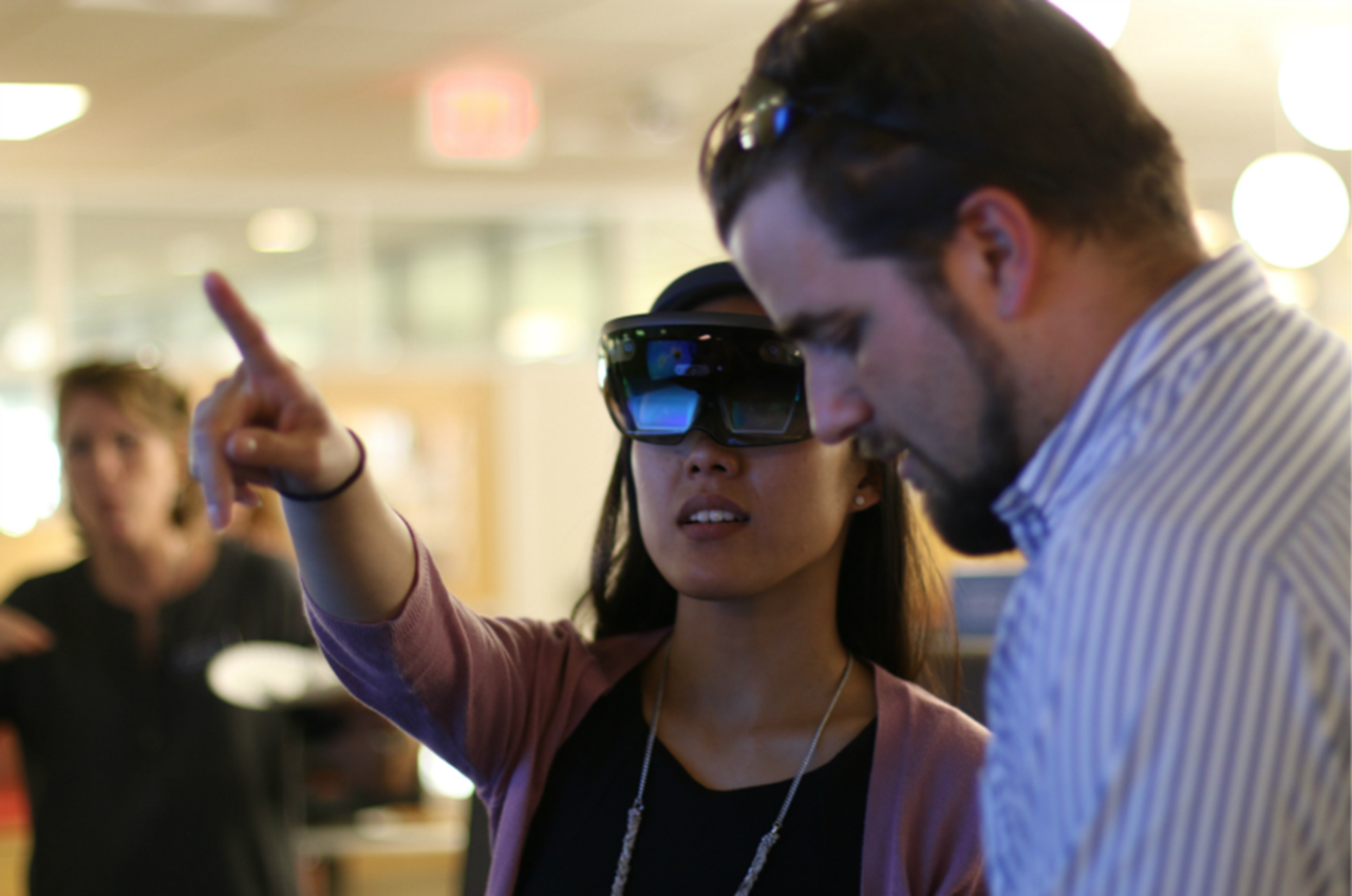Dragons enjoy themselves at Drexel's Tech Lending Library.