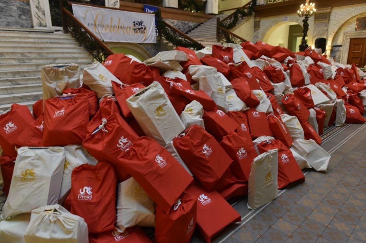 Drexel's toy drive delivered more than 5,000 toys.