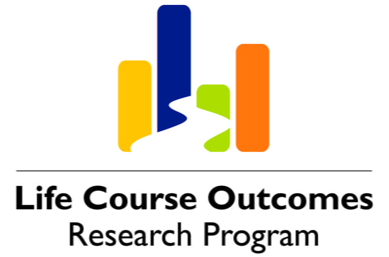 Logo for the Life Course Outcomes program, whose report generated interest for the new Transition Pathways program.