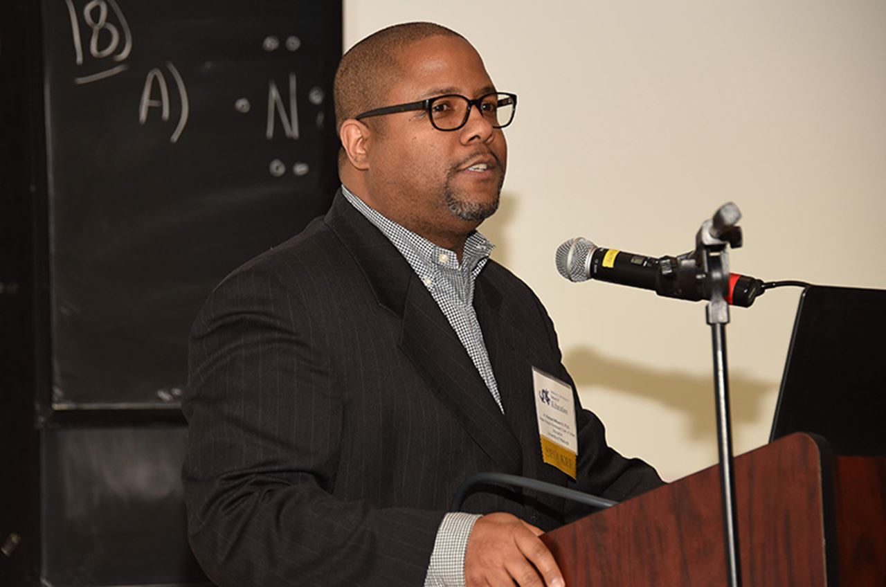 H. Richard Miler speaks at Drexel