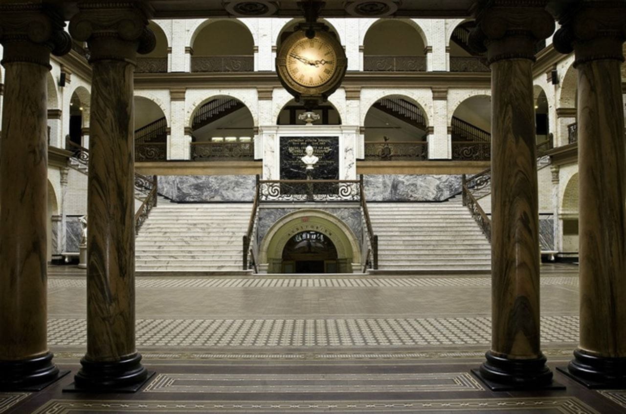 Interior of Main Building.