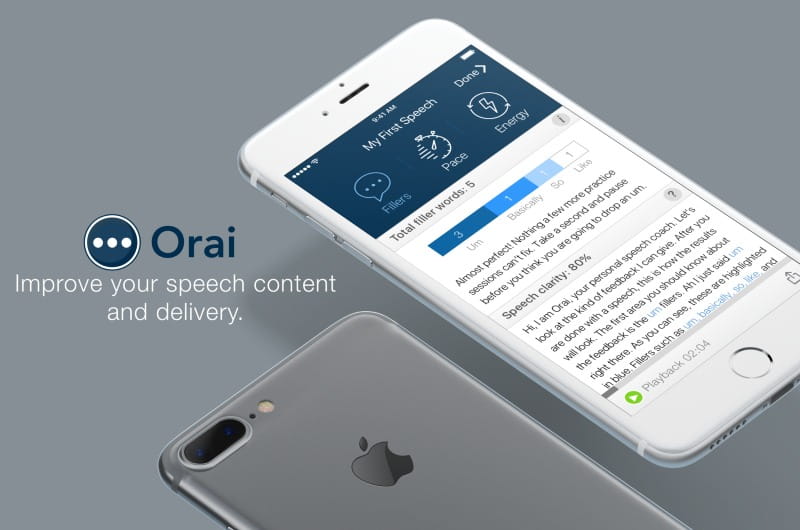The Orai public speaking app