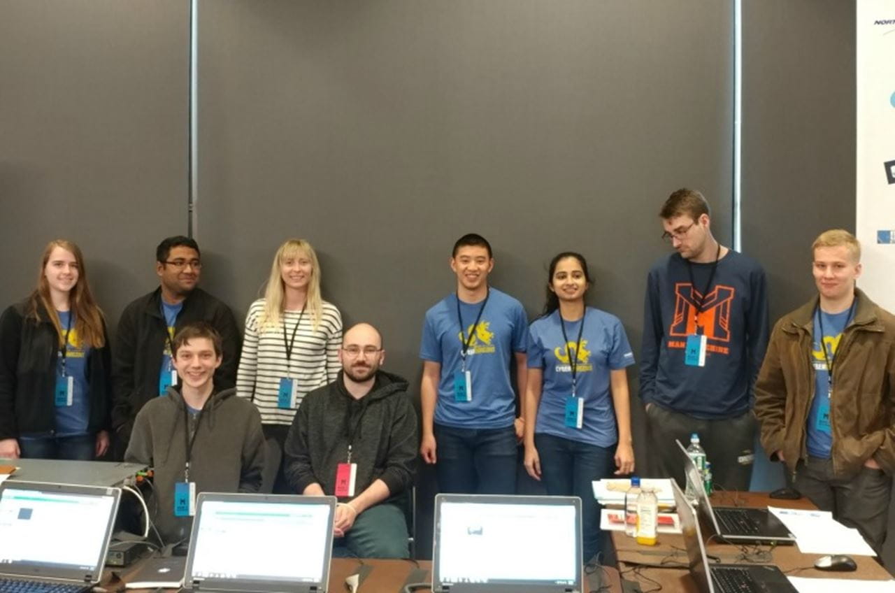 The CyberDragons at the CCDC Regional Finals.