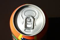 The top of a soda can