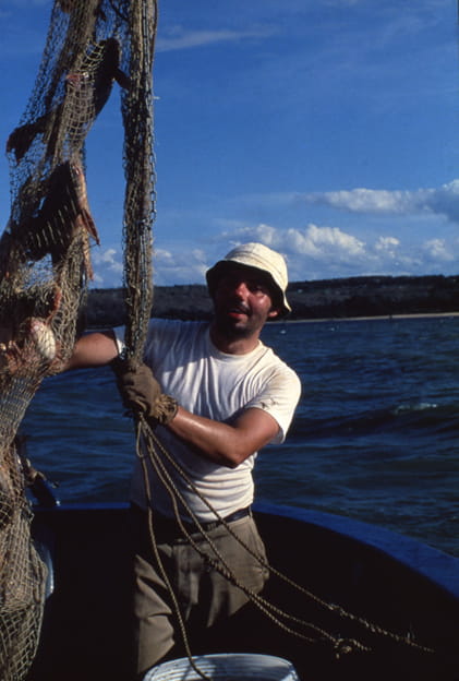 John Lundberg during the U.S.-Venezuela Orinoco Delta Expeditions of 1978–79, when the M. orinoco specimens were collected.