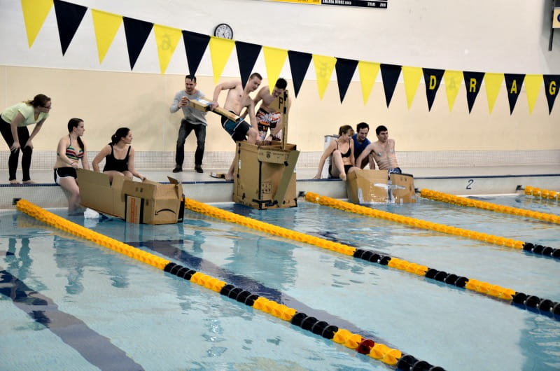Hope Floats and Cardboard Boats Sink at Drexel's 2017 Rec Recycle