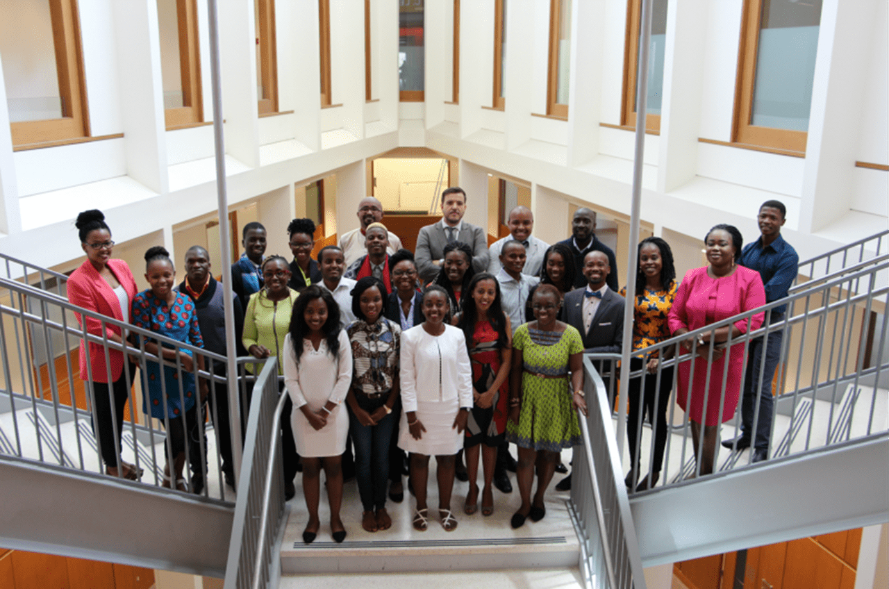 Drexel's Mandela fellows in Gerri C. LeBow Hall.