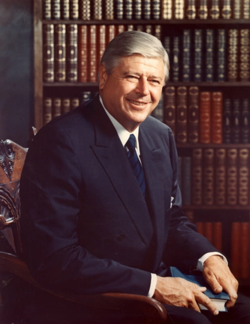Rogers Morton, who was the Secretary of Commerce when he spoke at Drexel's commencement in 1975. Photo courtesy the Department of Commerce.