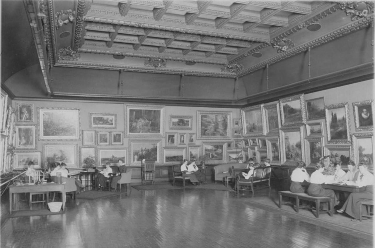 The A. J. Drexel Picture Gallery in an undated photo. Photo courtesy The Drexel Collection.