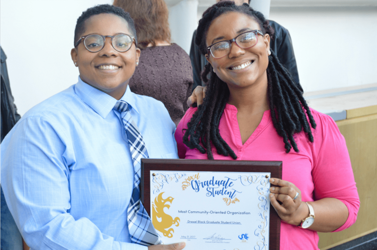 Members of Drexel's Black Graduate Student Union