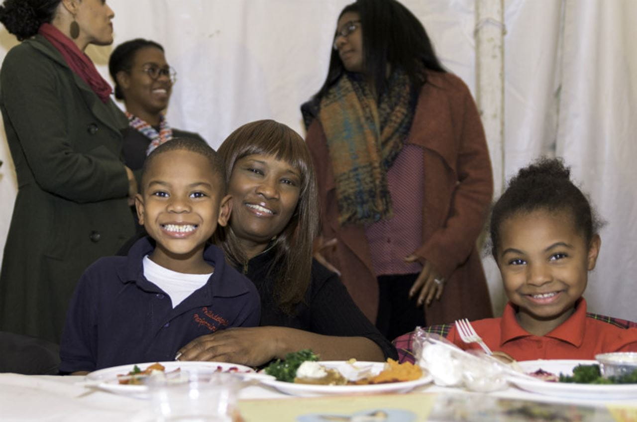 The Dornsife Center's Thanksgiving celebration