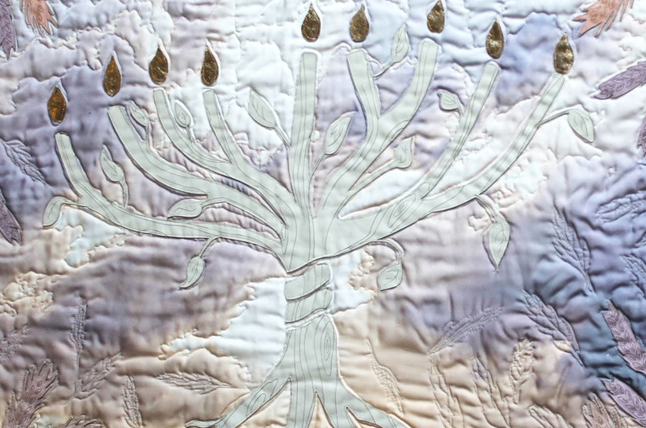 Artwork that displays menorah