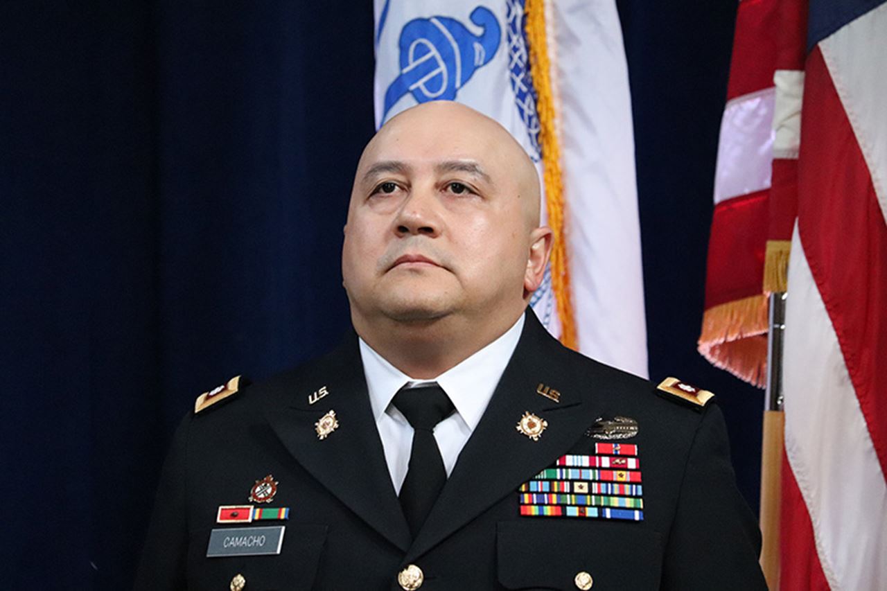 Lt. Col. Camacho retirement ceremony