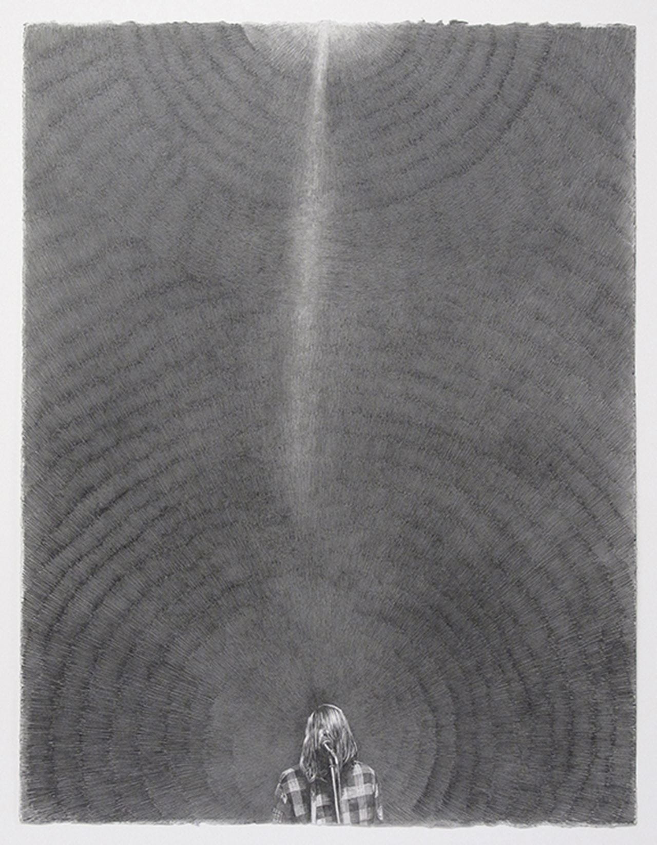 Mark Stockton, Kurt, Graphite on Panel, 2010