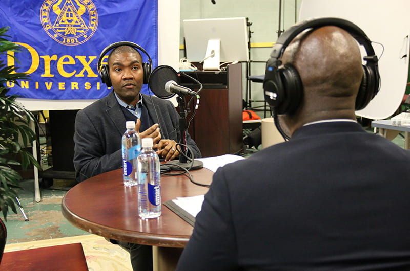 Aroutis Foster, PhD, an associate professor in the School of Education who sat down for an episode of Drexel University Online's "Drexel's 10,000 Hours" podcast.