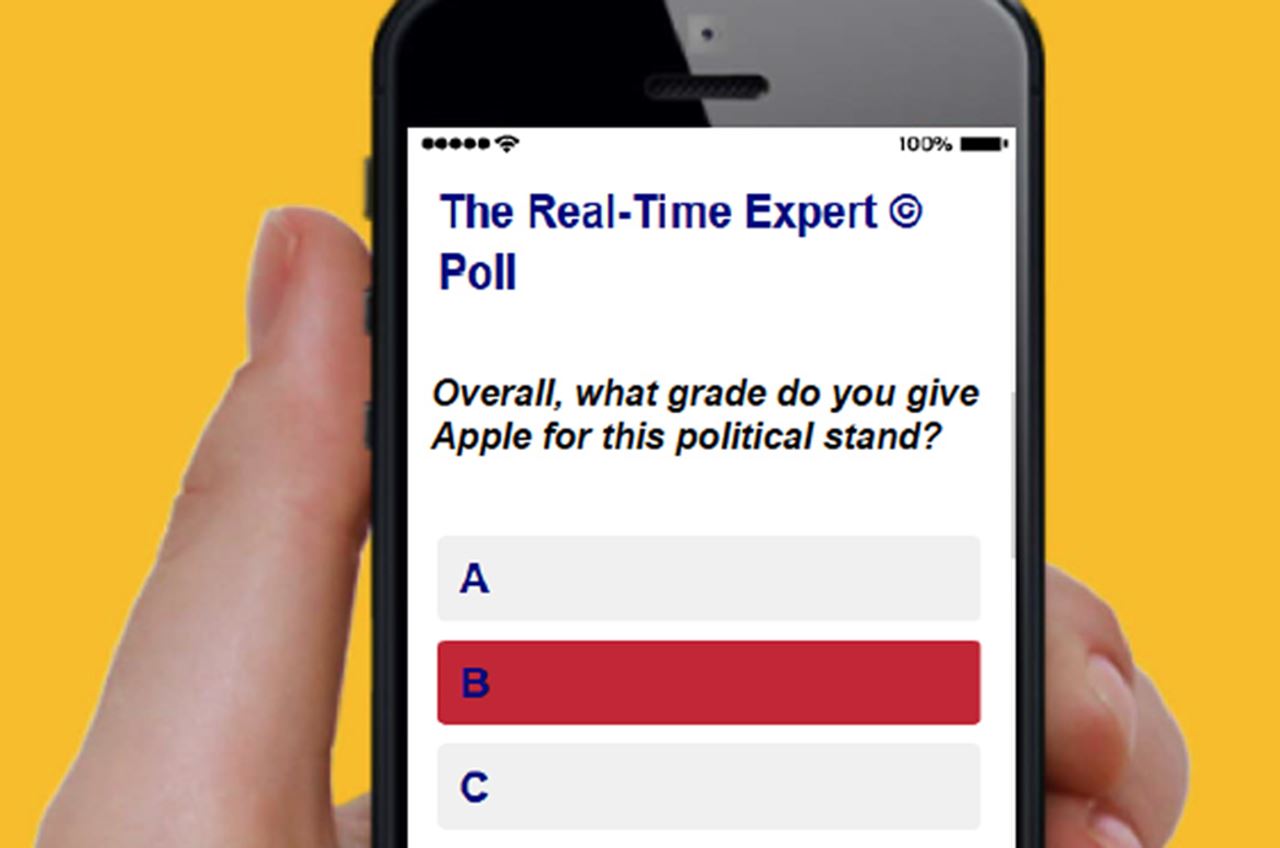 Cell phone with grades showing
