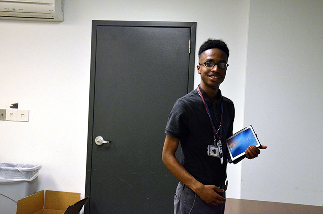 Project SEARCH intern Jameel Caleb