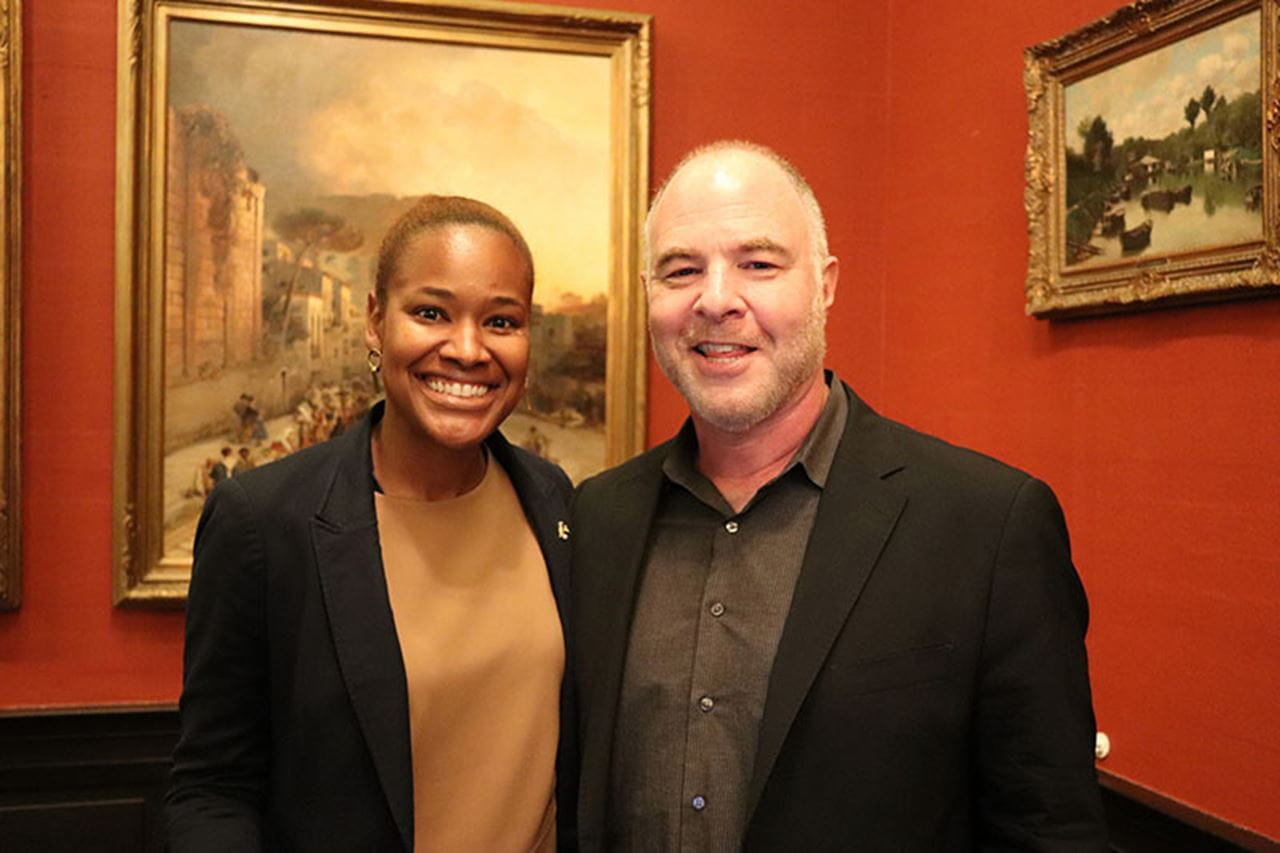 Drexel University Vice Provost for Academic Programs and Strategic Initiatives Koren A. Bedeau, PhD, and Jackson Katz, PhD.