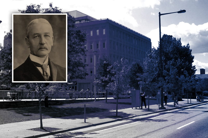 Drexel's first president, James A. MacAlister, is the namesake behind MacAlister Hall.