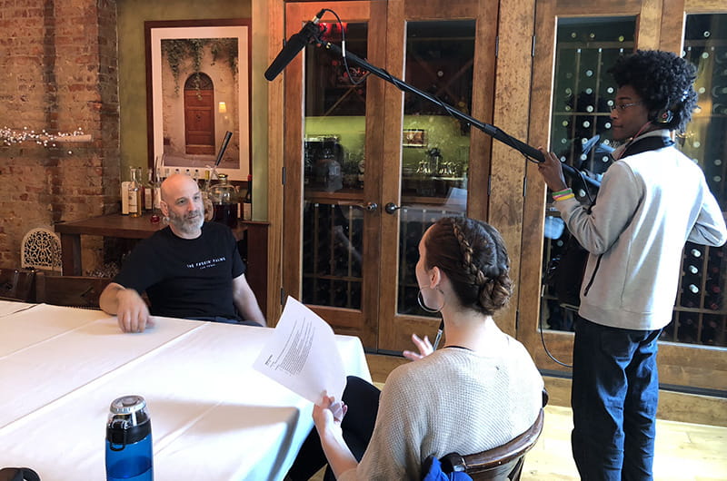 Kat Brandel interviewed Marc Vetri '90, a local chef and philanthropist, for an interview for her KatsKrave blog. Photo credit Kris Tookes.
