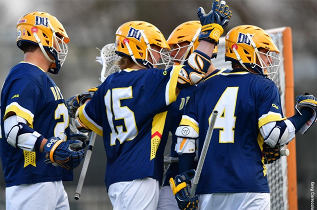 Players on the Drexel men's lacrosse team.
