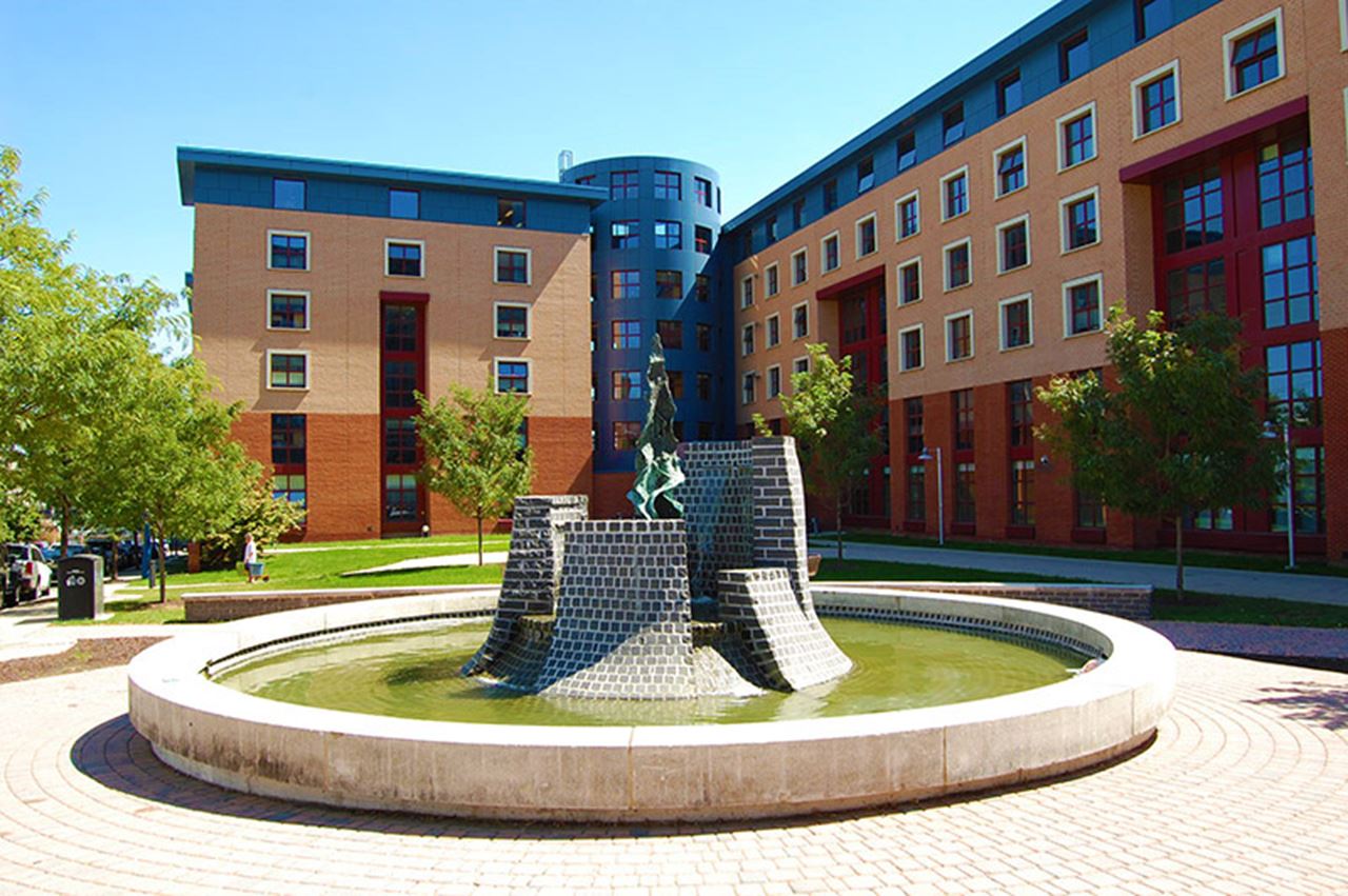 "Flame of Knowledge Fountain" by Sherl Joseph Winter.