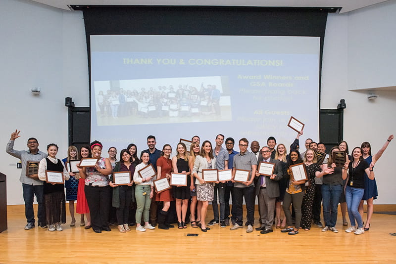 The winners of the Drexel University 2019 Graduate Student Day.