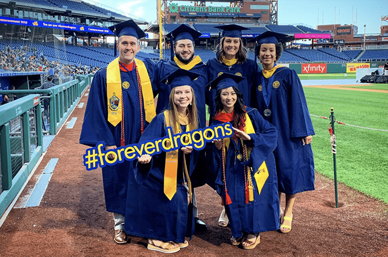 Forever Dragons on the field prior to the event.