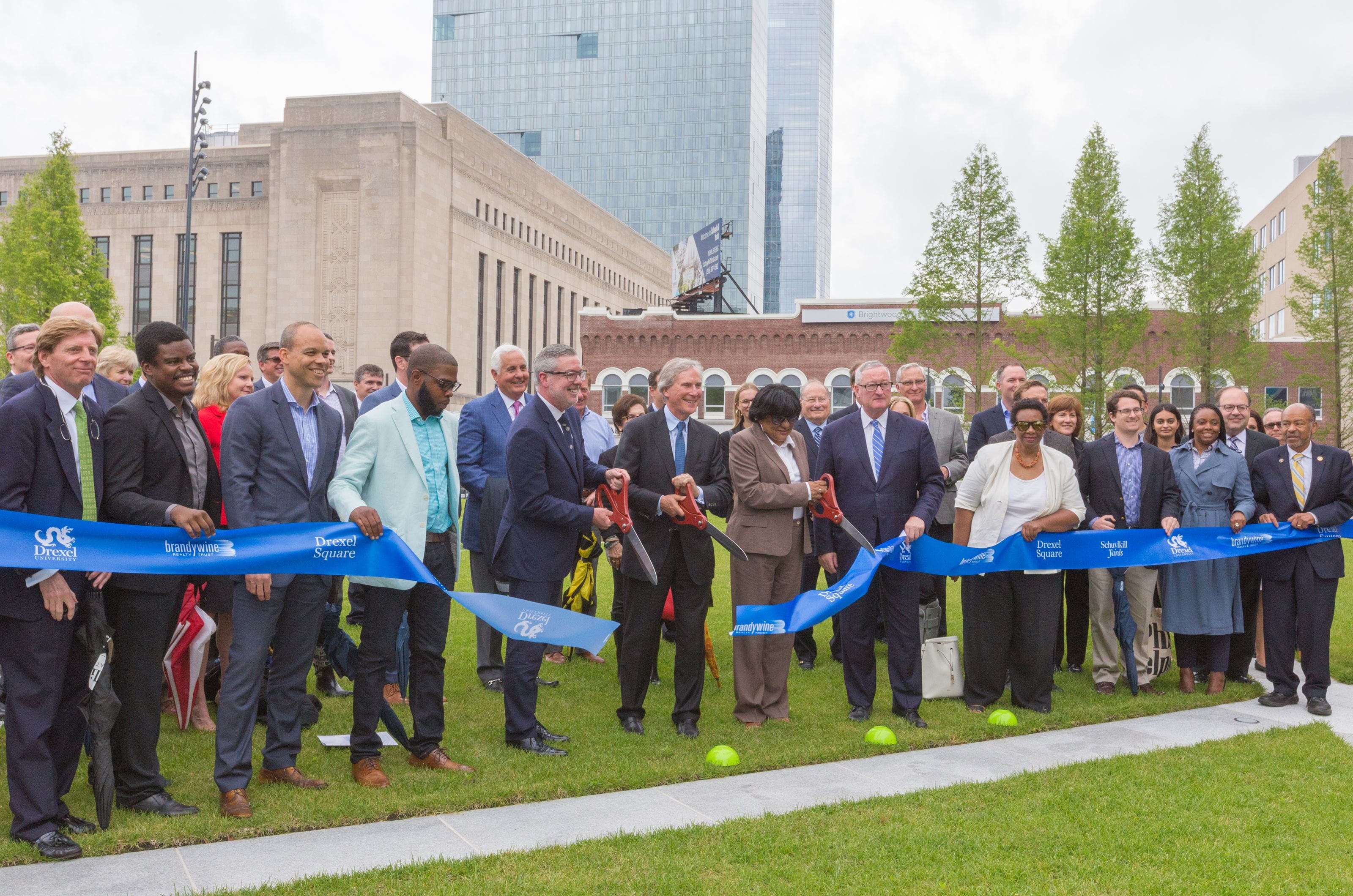 Drexel Square ribbon-cutting
