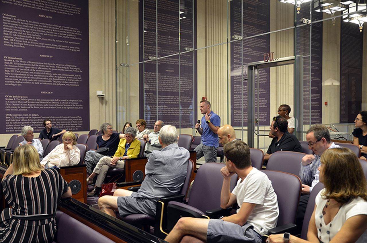 Wednesdays at the Kline are now hosted weekly at the Kline Institute of Trial Advocacy in Center City in order for members of the Philadelphia community to gather, listen and exchange ideas and perspectives regarding current events and issues.