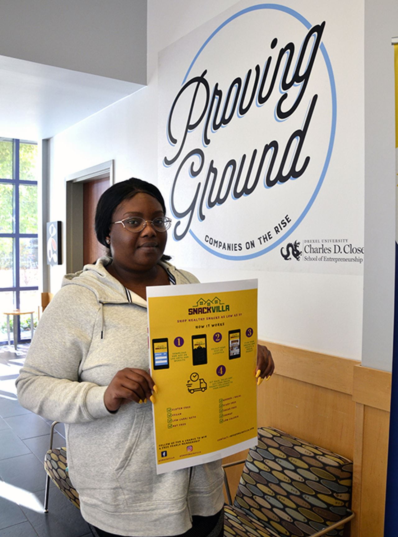 Esi Addo-Yobo from Snackvilla.