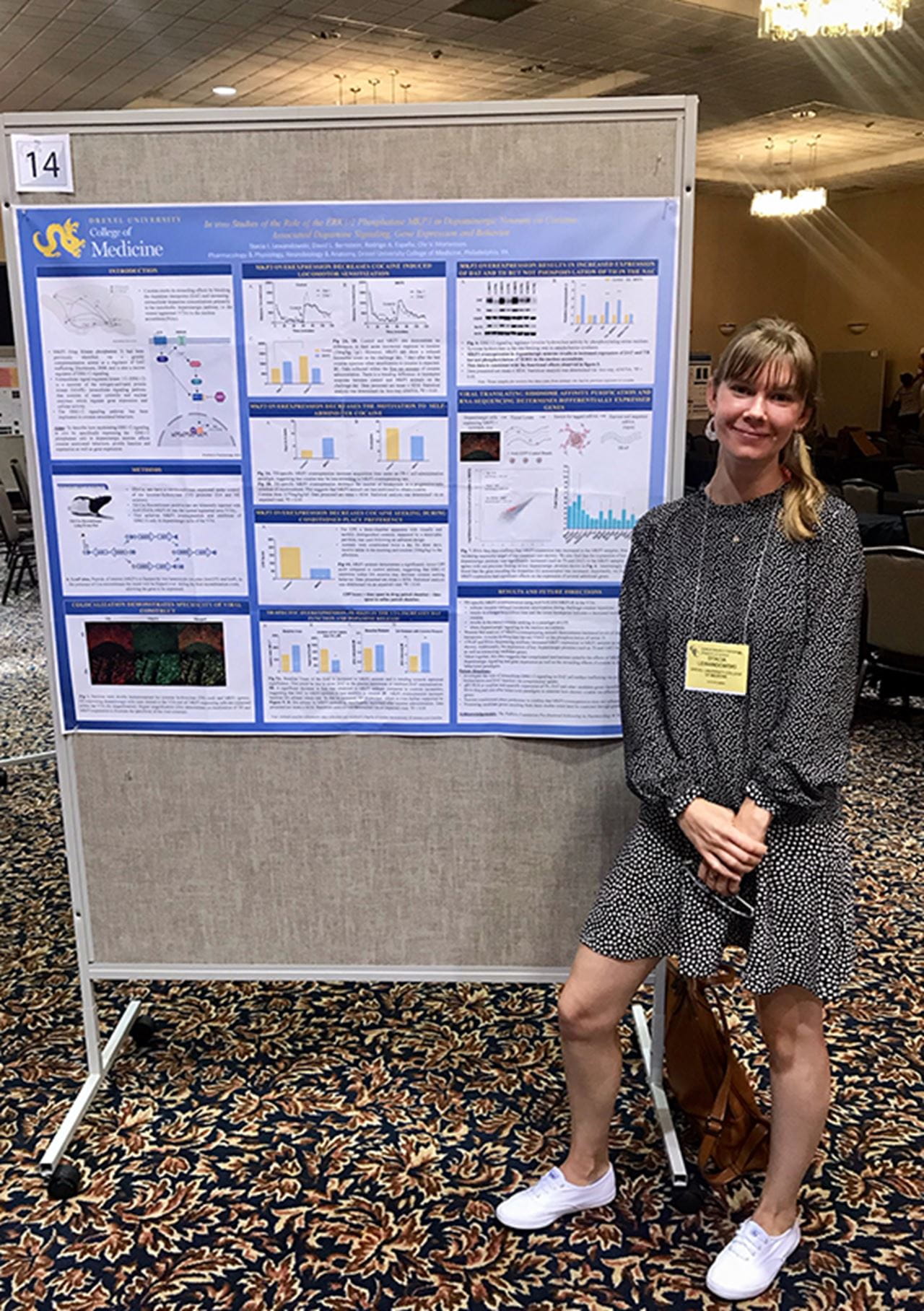 Stacia Lewandowski, pharmacology and physiology graduate student in the College of Medicine