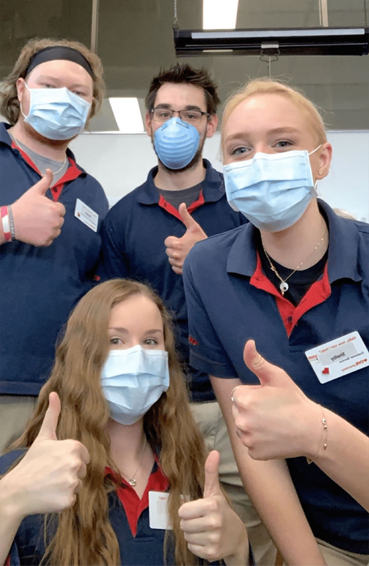 When asked to post a picture that reminded them of Happiness, a majority of Drexel Honors students enrolled in the happiness class selected images with their friends or colleagues, demonstrating how important social contact is to all of us. Shelby posted this picture from work, where she finds meaning and has met some of her best friends. (Credit Shelby Hufnal.)