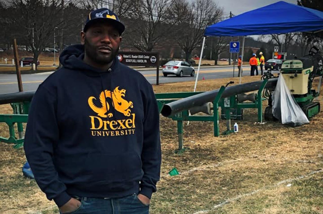 Victor Milbourne, BS general studies ’15, credits the Close School’s Launch It! course with helping him learn the skills to lead his construction management firm, Military Construction LLC. 