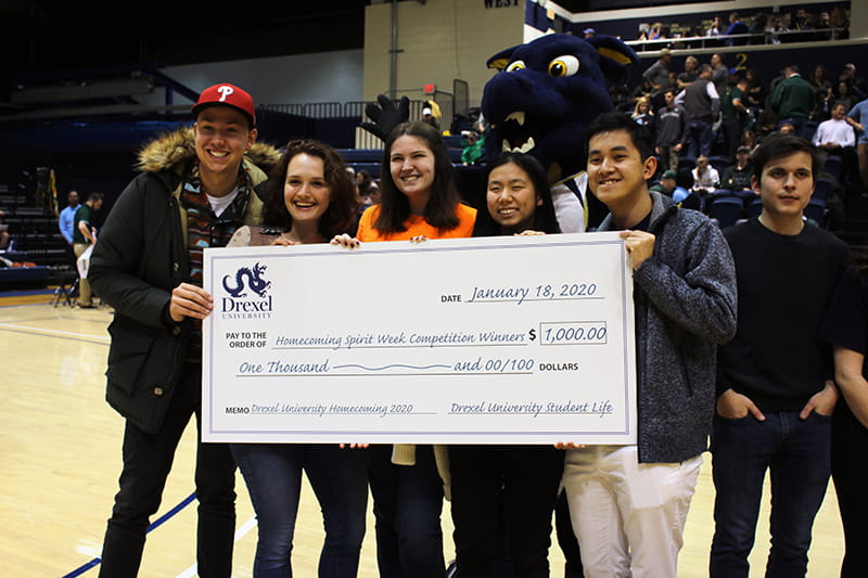 Campus Activities Board (CAB) clinched the first-place Spirit Week team title this year, as well as the $1,000 in Dragon Dollars and the bragging rights that come along with it.
