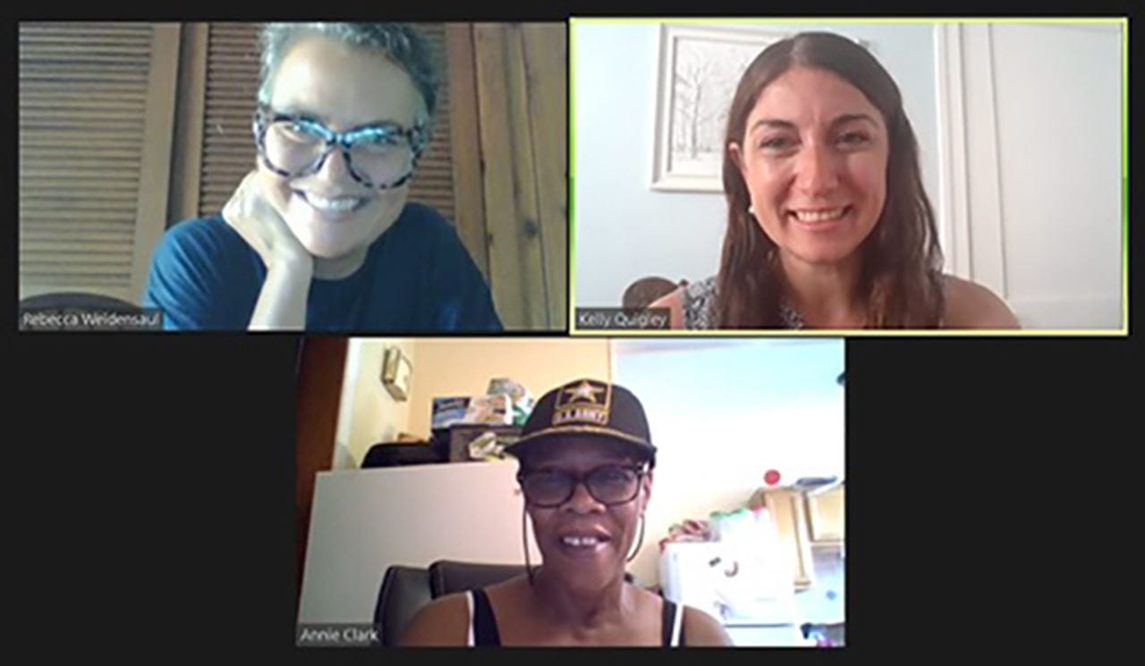 Annie Michele Clark, a pre-junior majoring in hospitality management and 68-year-old veteran of the U.S. Army, had her first term at Drexel this spring at the onslaught of the pandemic.