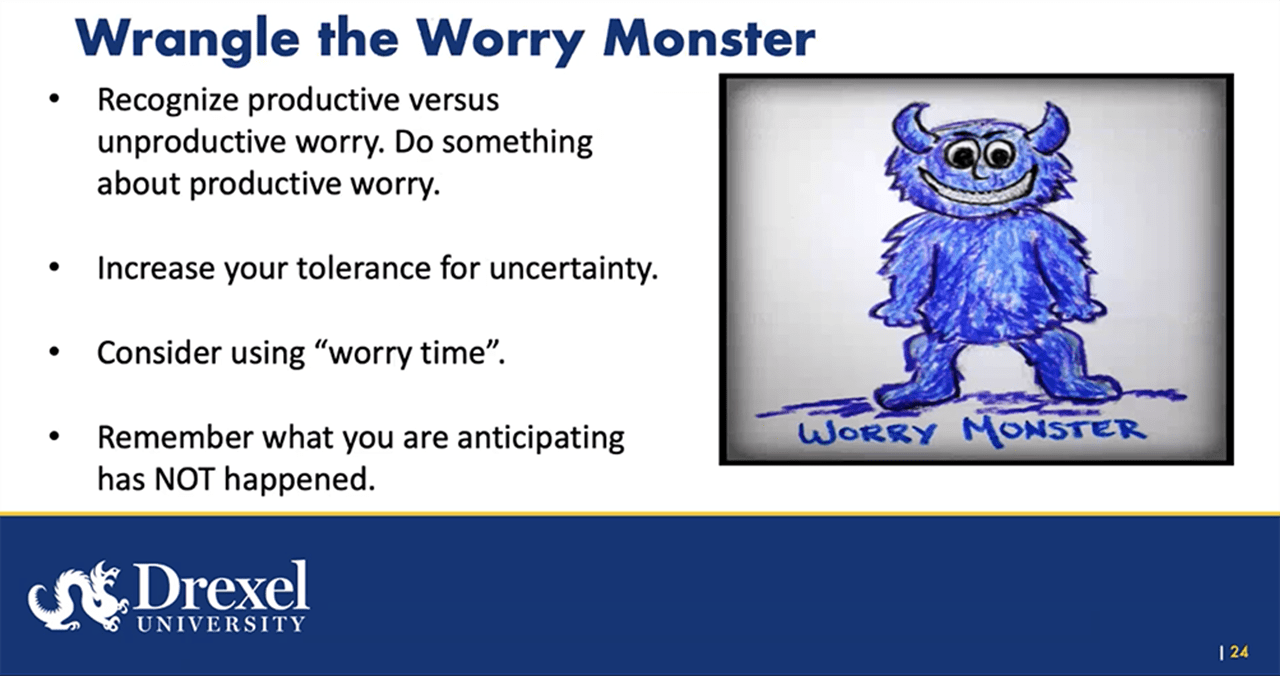 A slide from the presentation of Donna Sudak, MD.