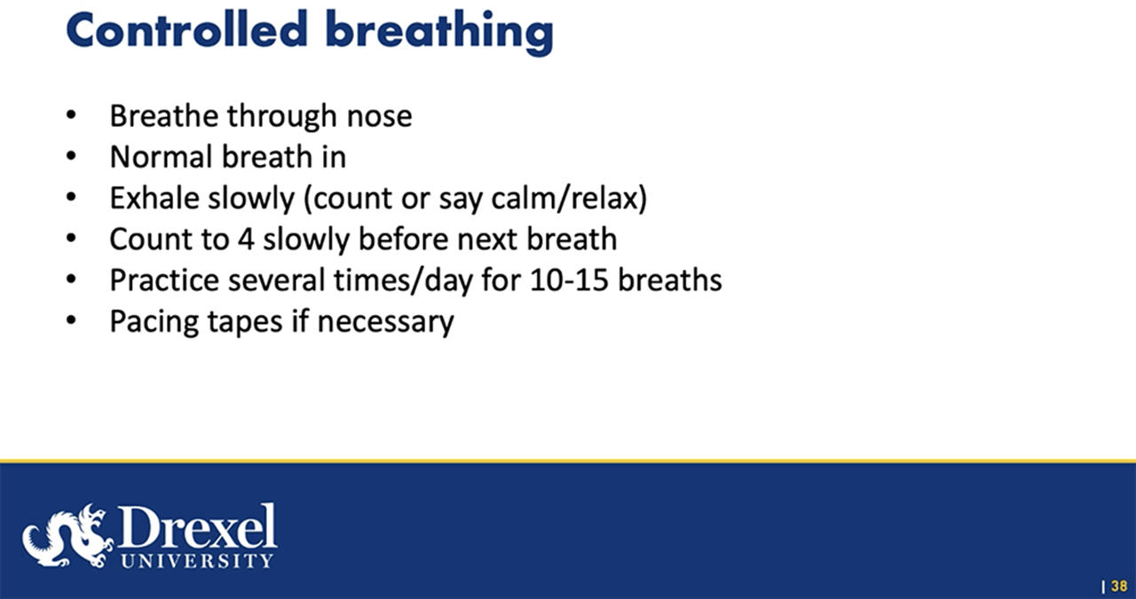 A slide from the presentation of Donna Sudak, MD.