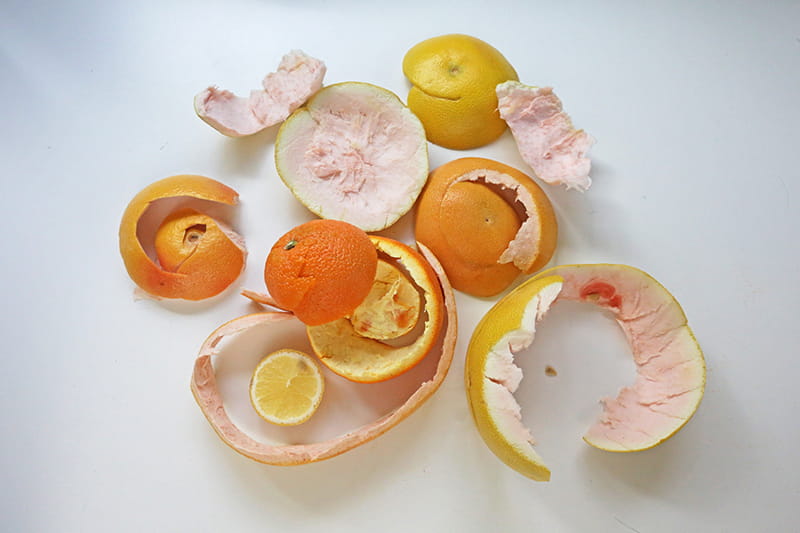 Citrus peels could be made into upcycled food like candies and teas. 