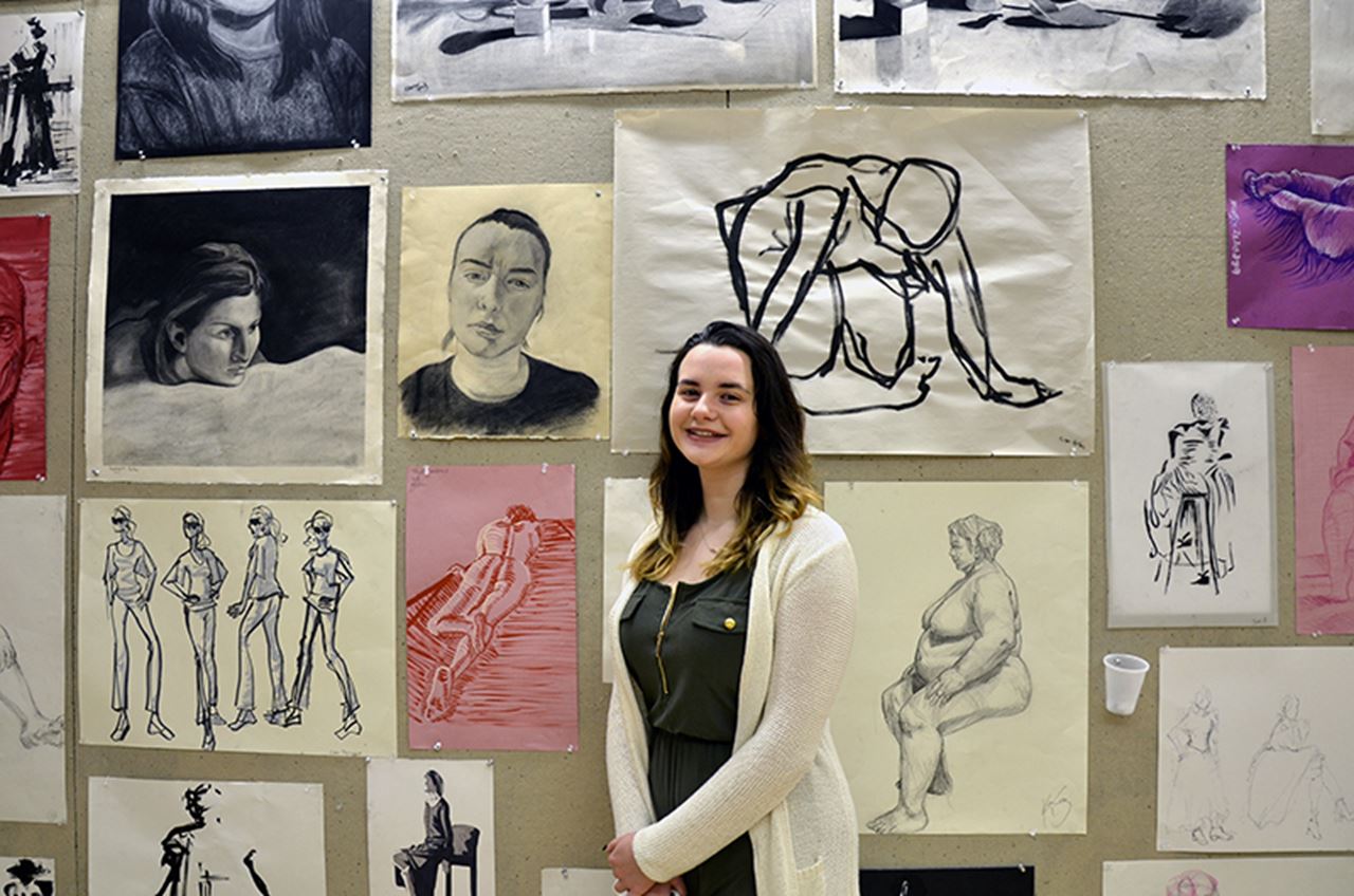 Kristen Furlong spent her first year at Drexel University as an undeclared student through the Goodwin College of Professional Studies’ First-Year Exploratory Studies (FYE) program, which provides undecided students with the opportunity to explore their academic interests and options before selecting a major.