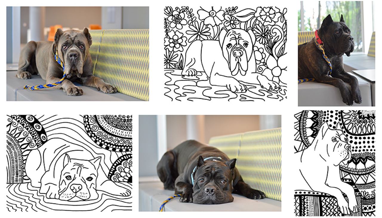 From left to right: Chai, Espresso and Java, as drawn by Mallika Kodavatiganti.