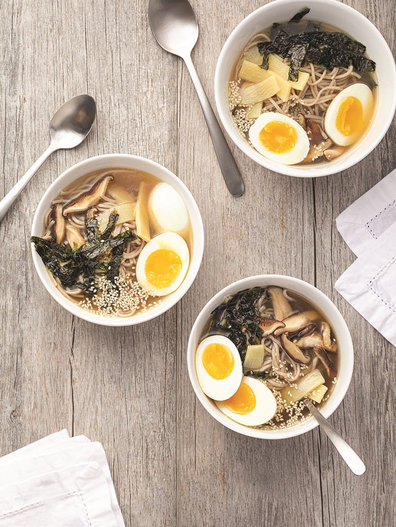 Miso soba bowls from "The Anti-Inflammatory Family Cookbook." Photographs by Harper Point Photography.