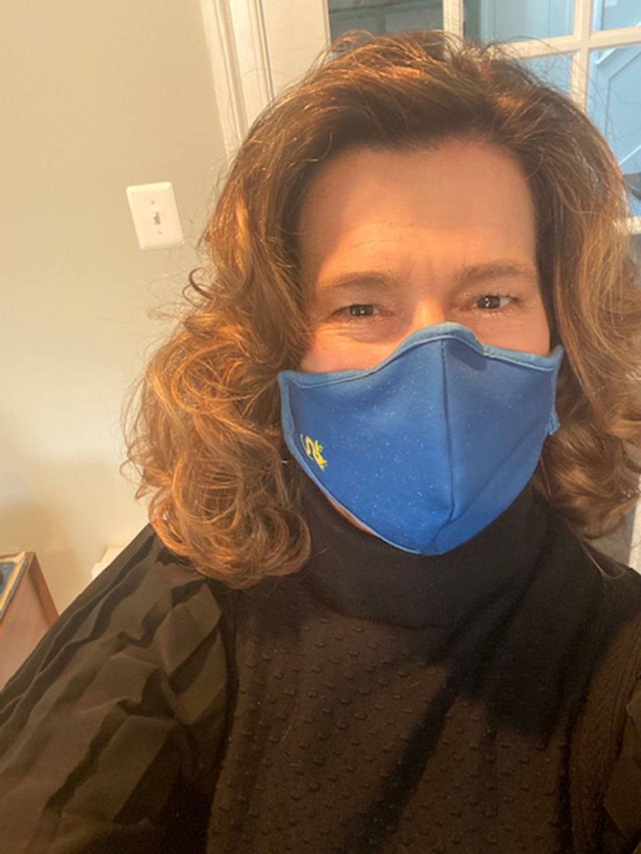 Helen Bowman, executive vice president, treasurer and chief operating officer, received the first dose of the Pfizer vaccine on April 19 at Drexel University.