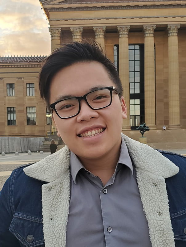 Justin Nguyen, fourth-year senior marketing student, remote pandemic co-op
