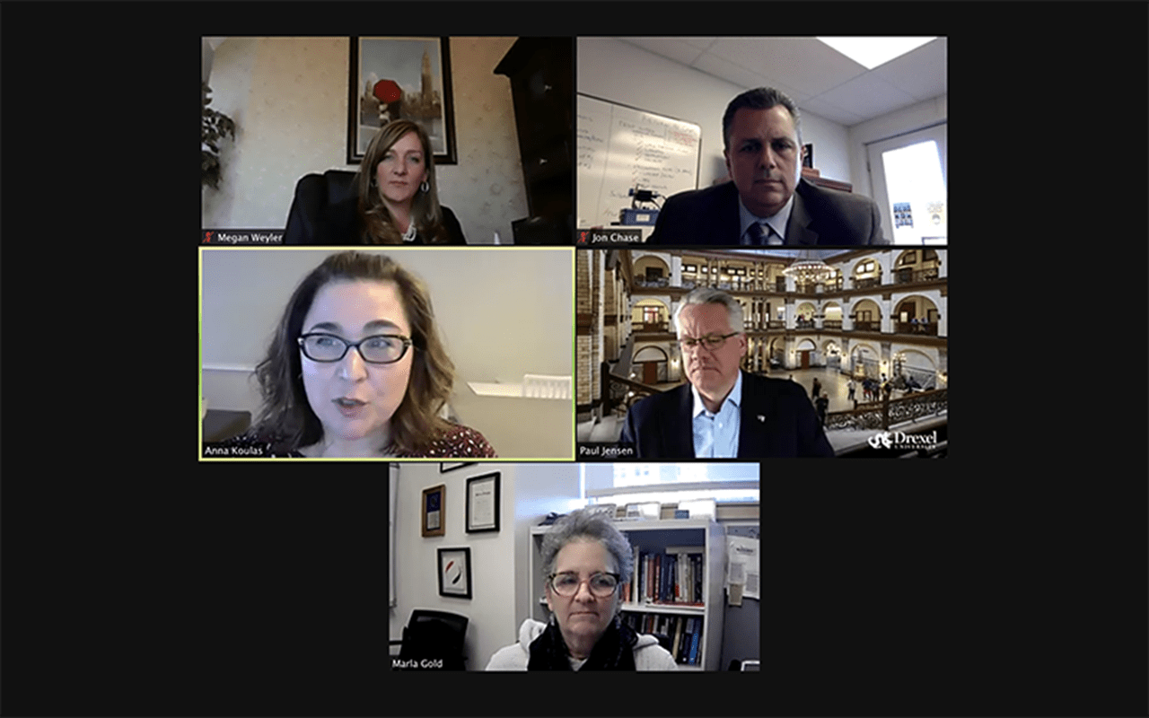 A screenshot of participants in the Feb. 25 event.