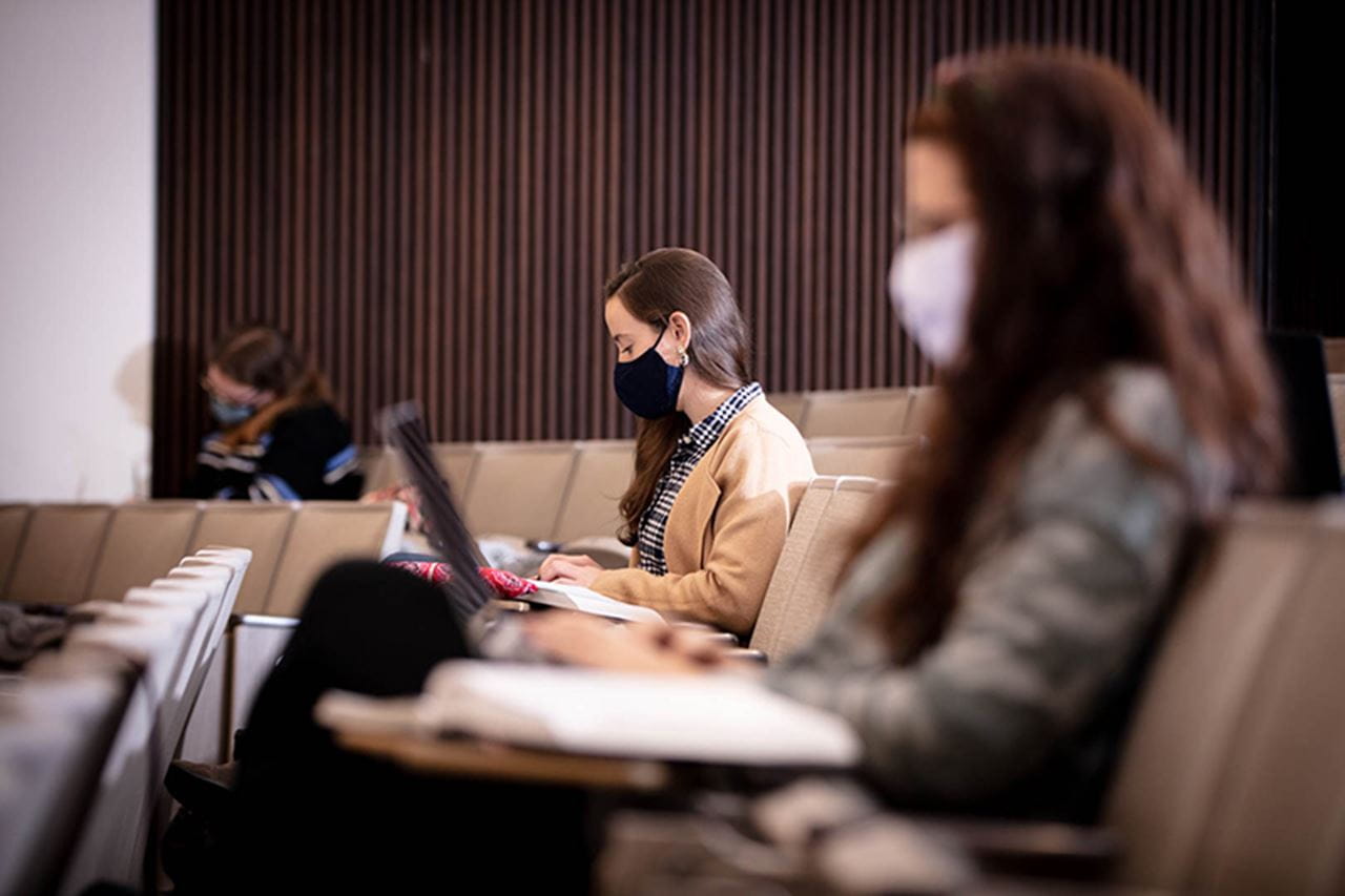 Drexel Kline School of Law students in class during fall term. Photo by Ben Wong.