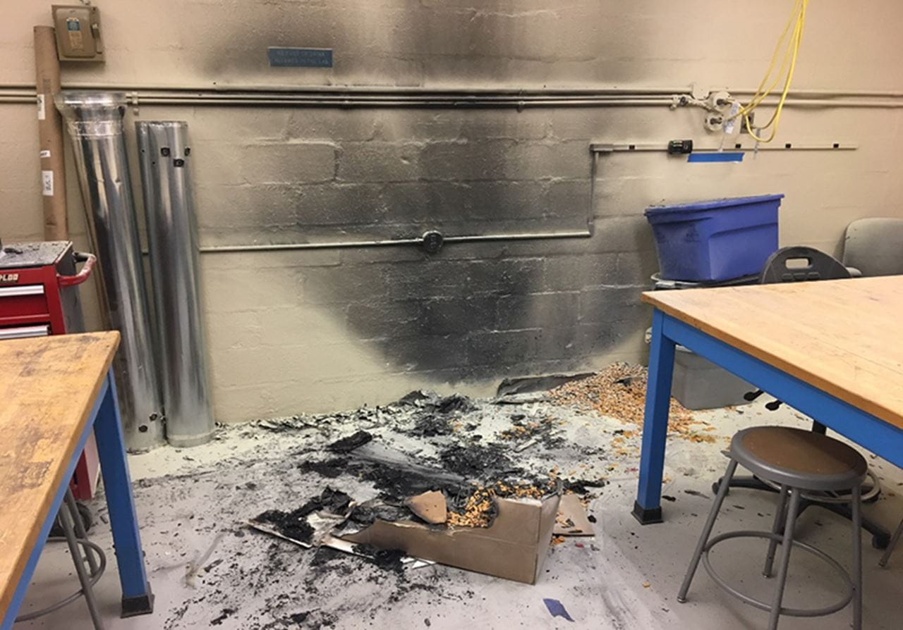 The batteries that power most of our electronic devices can become a fire hazard if they get overheated.